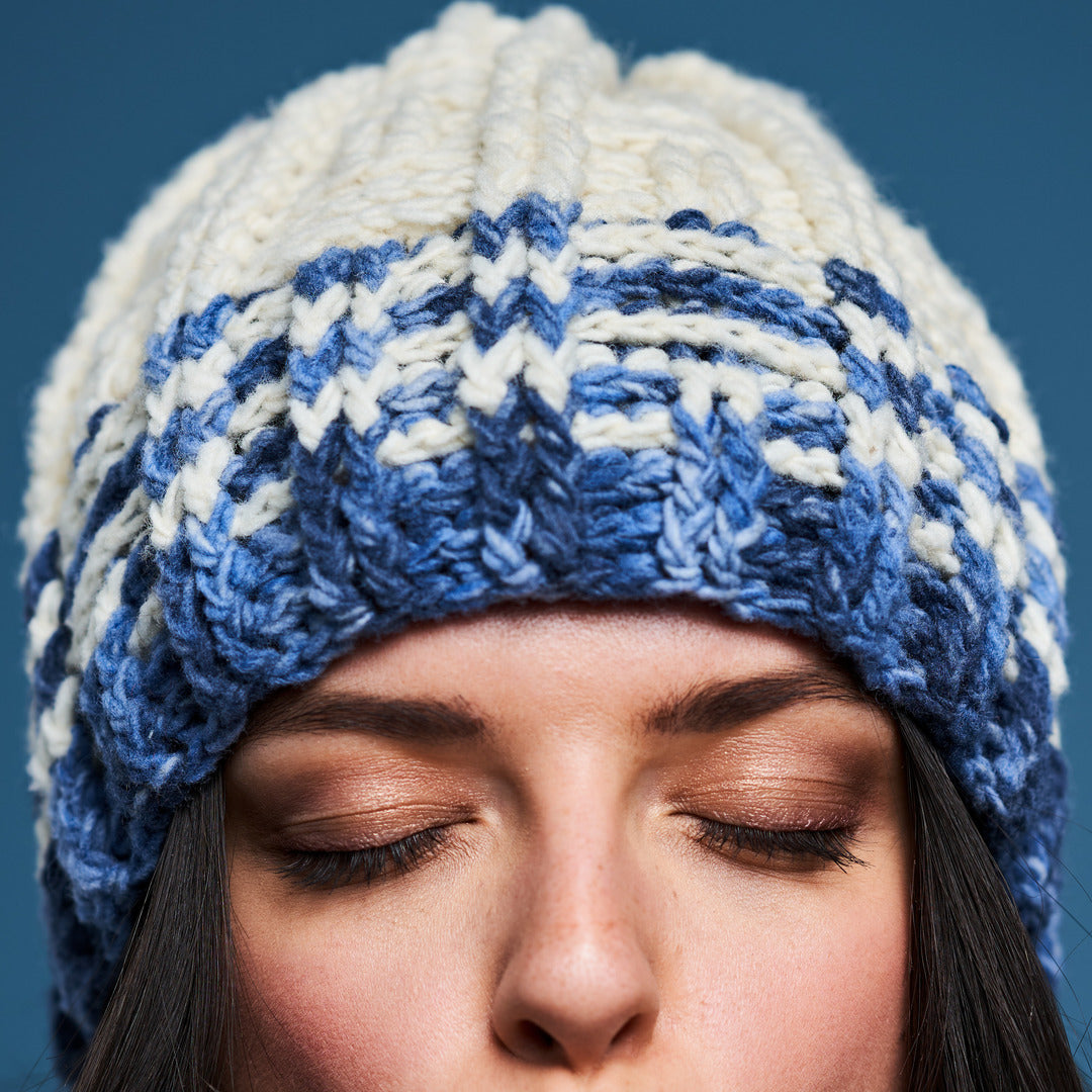 Icy Sticks Mütze & Cowl - Strickanleitung