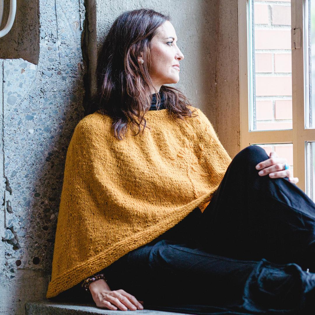 Inselsommer Poncho - Strickanleitung